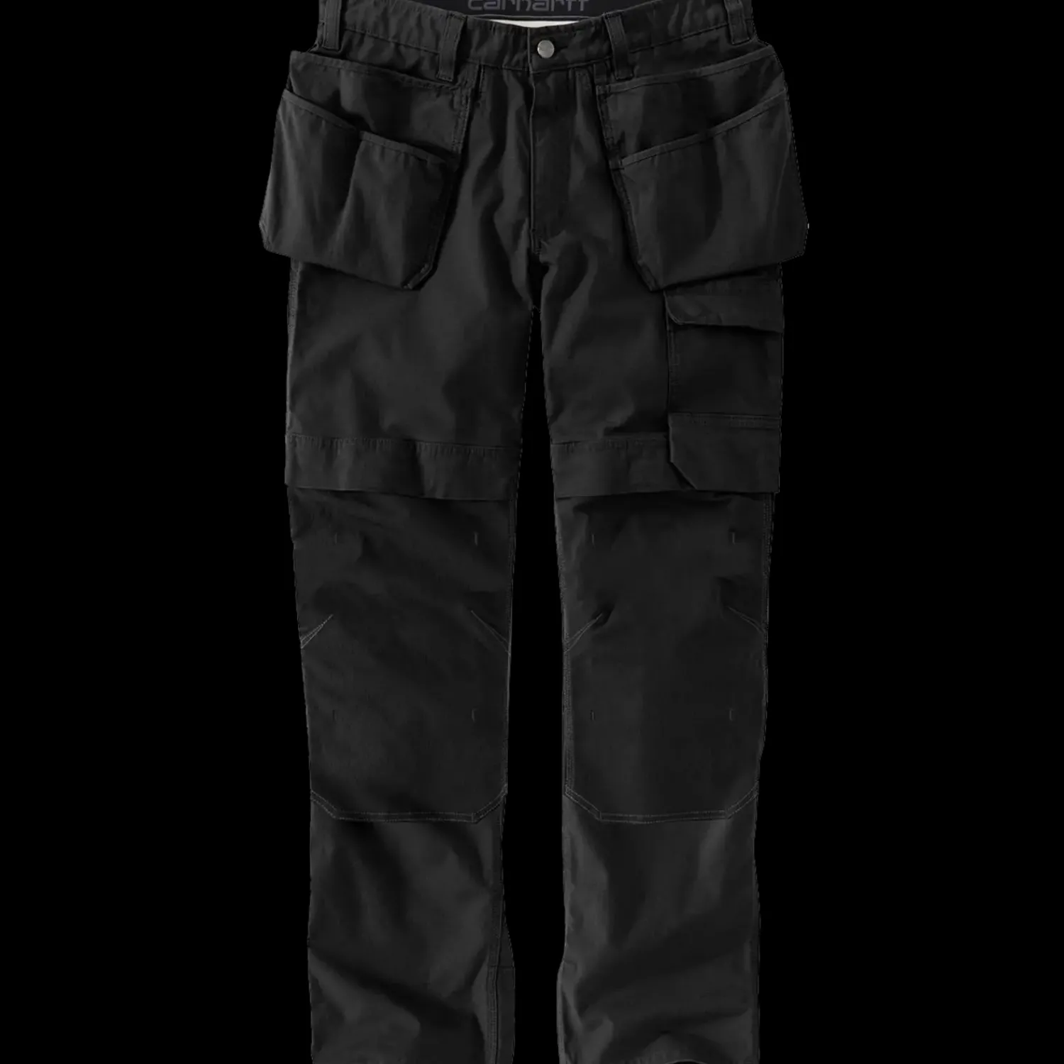 Outlet Carhartt 105070 steel cargo multi-pocket bukser Sort str. 36-32