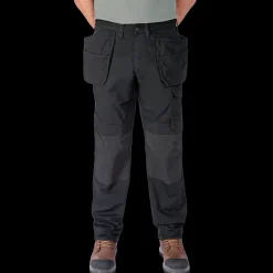 Outlet Carhartt 105070 steel cargo multi-pocket bukser Sort str. 36-32