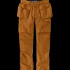 Arbejdsbukser^Carhartt 105070 steel cargo multi-pocket bukser Brun str. 36-32