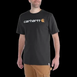 Clearance Carhartt core logo t-shirt sort str. L