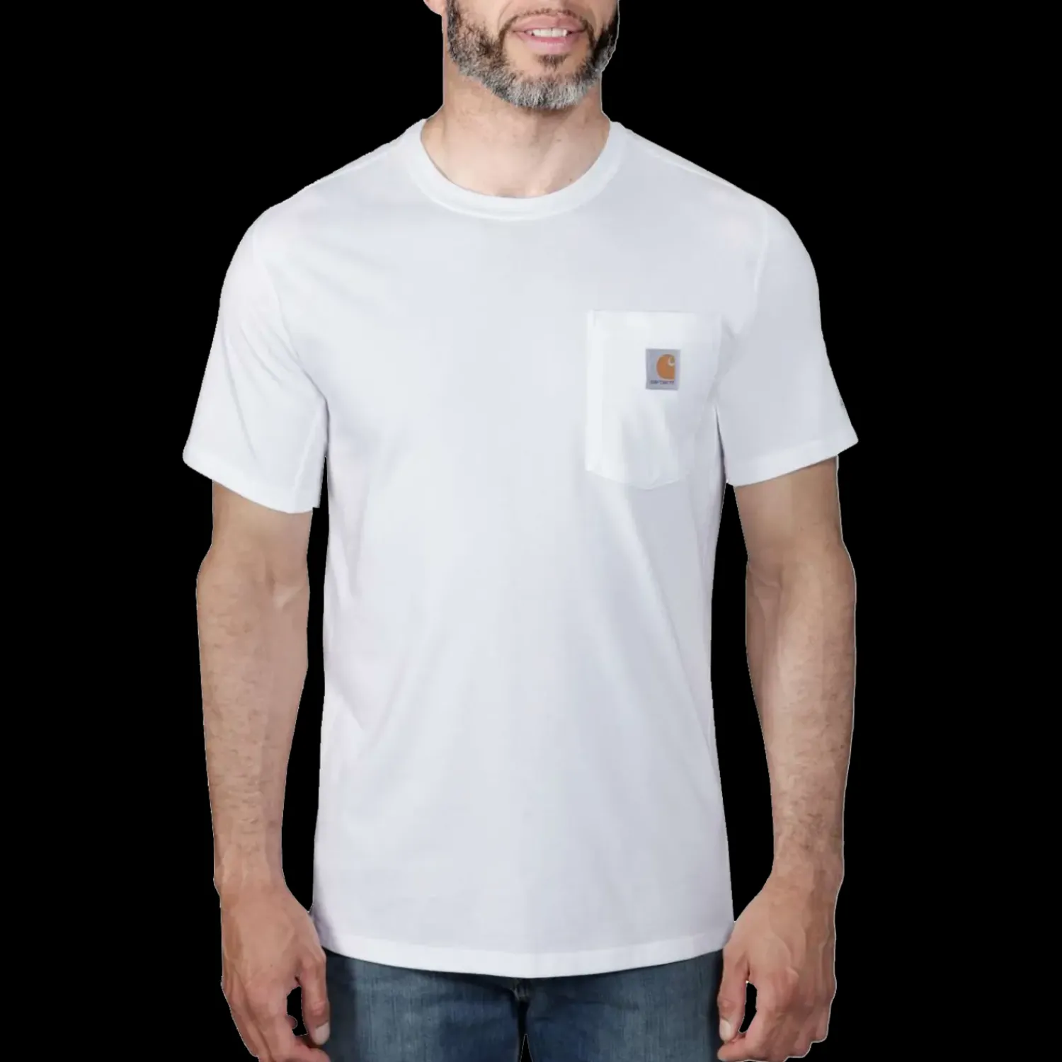 Carhartt T-Shirts^Force Flex Pocket t-shirt hvid str. XL
