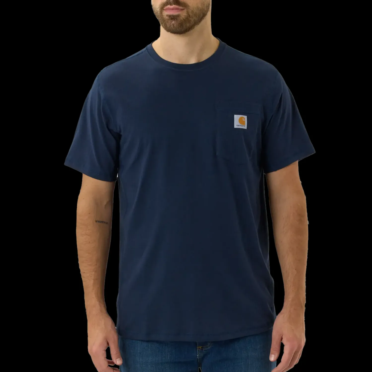 Sale Carhartt Force Flex Pocket t-shirt navy str. S