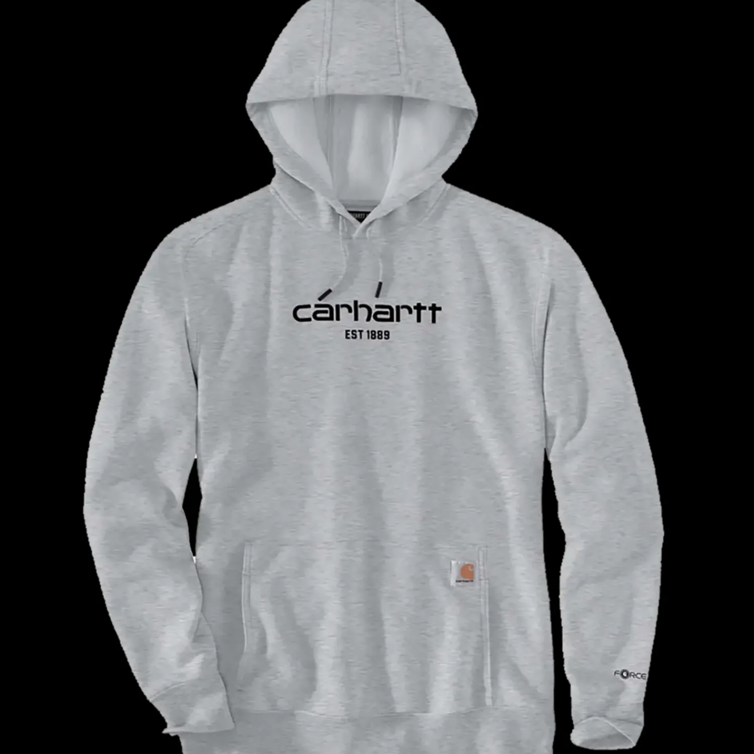 Discount Carhartt Force logo sweatshirt grå str. S