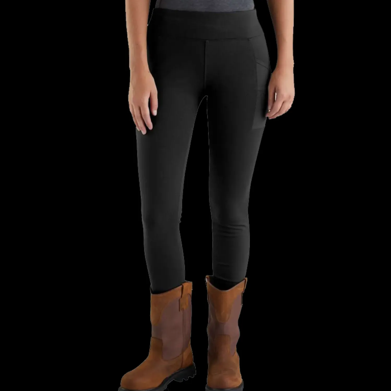 Arbejdsbukser^Carhartt Force utility dame leggings sort str. M