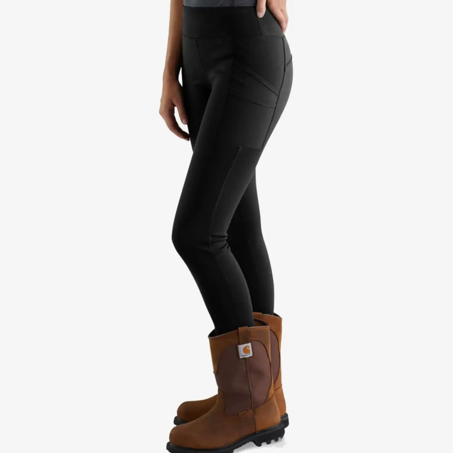 Arbejdsbukser^Carhartt Force utility dame leggings sort str. M