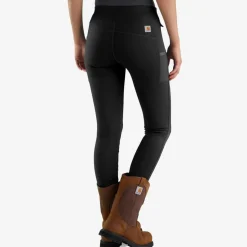 Arbejdsbukser^Carhartt Force utility dame leggings sort str. M