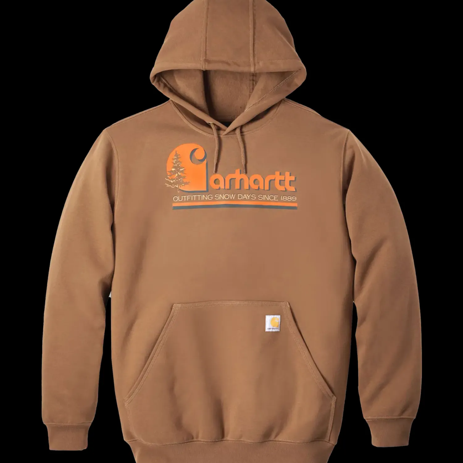 Trøjer Og Sweatshirts^Carhartt graphic hooded swetshirt brun str. L