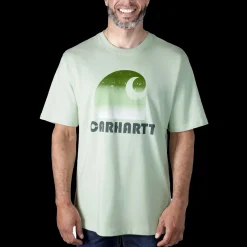 T-Shirts^Carhartt heavy S/S C graphic t-shirt grøn str. L