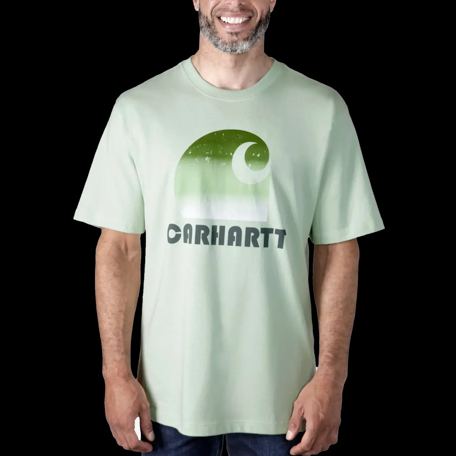 T-Shirts^Carhartt heavy S/S C graphic t-shirt grøn str. L