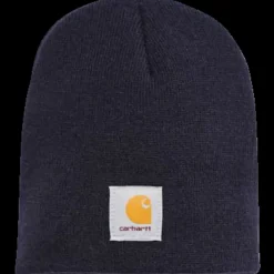 Huer, Kasketter Mv.^Carhartt hue acrylic knit hat - Navy