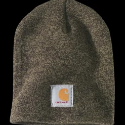 Online Carhartt hue acrylic knit hat - Military Olive/Black