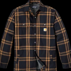 Jakker Og Veste^Carhartt roana hooded skjortejakke sort str. XL