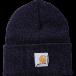 Carhartt Huer, Kasketter Mv.^strikhue med logo marineblå