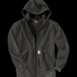 Clearance Carhartt Wind Fight hættetrøje peat str. S