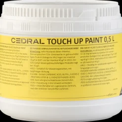 Tilbehør Til Facadebeklædning^Cedral kantmaling 0,5 L sort C50