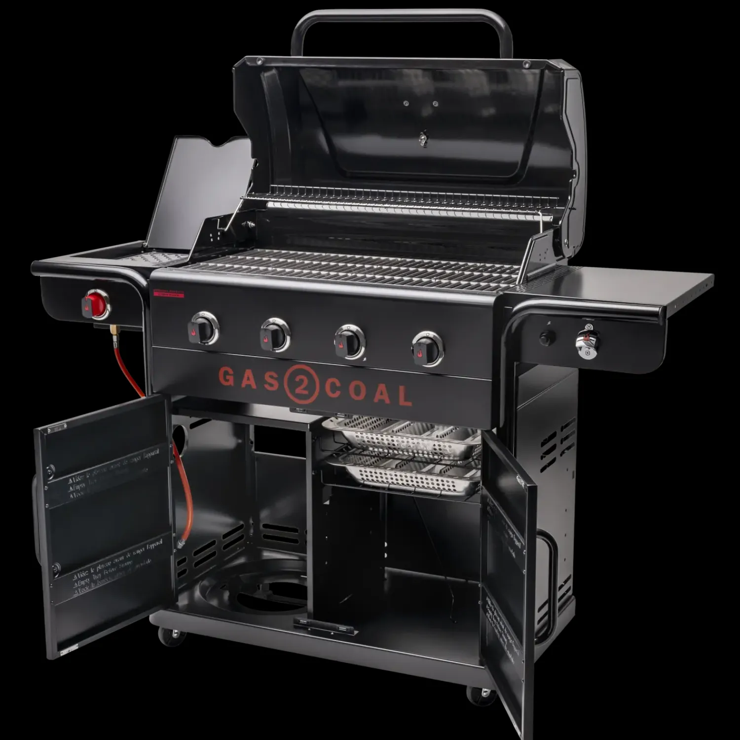 Discount Char-Broil Gas2Coal Special Edition 4 - hybridgrill (gasgrill/kulgrill) med 4 brændere