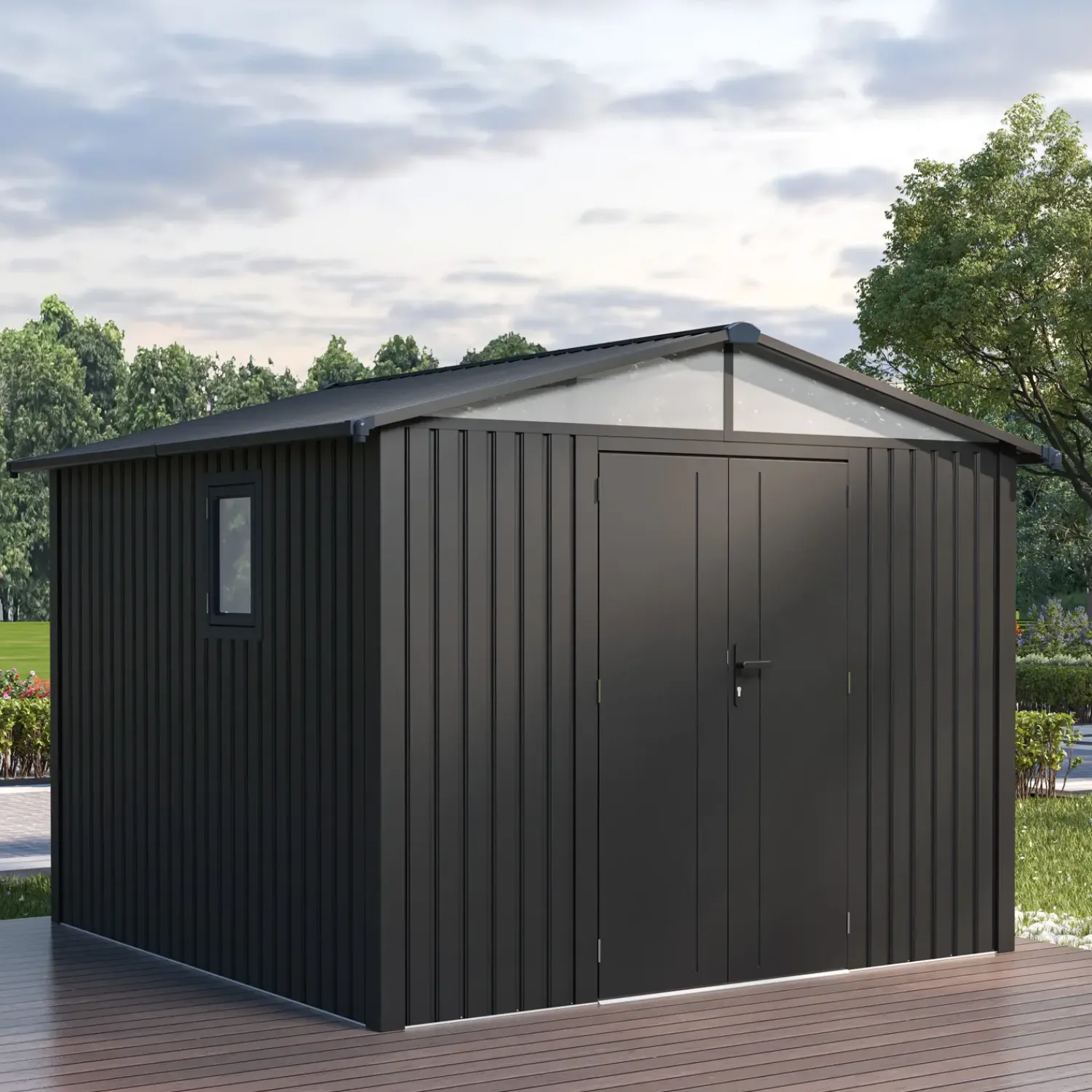 Charlie Premium redskabsskur 9 m²