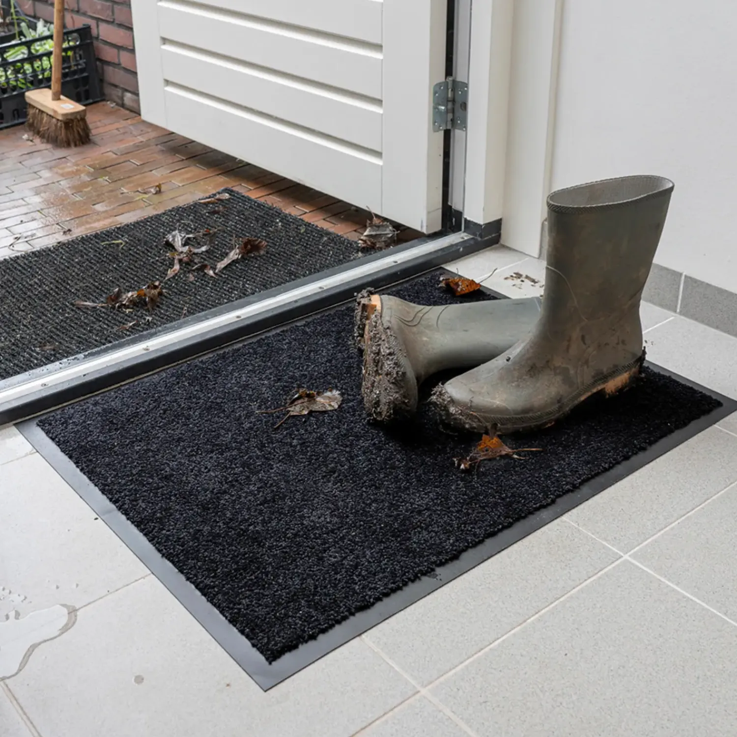 Outlet Clean Carpet Twist dørmåtte 8 mm x 60x90 cm sort