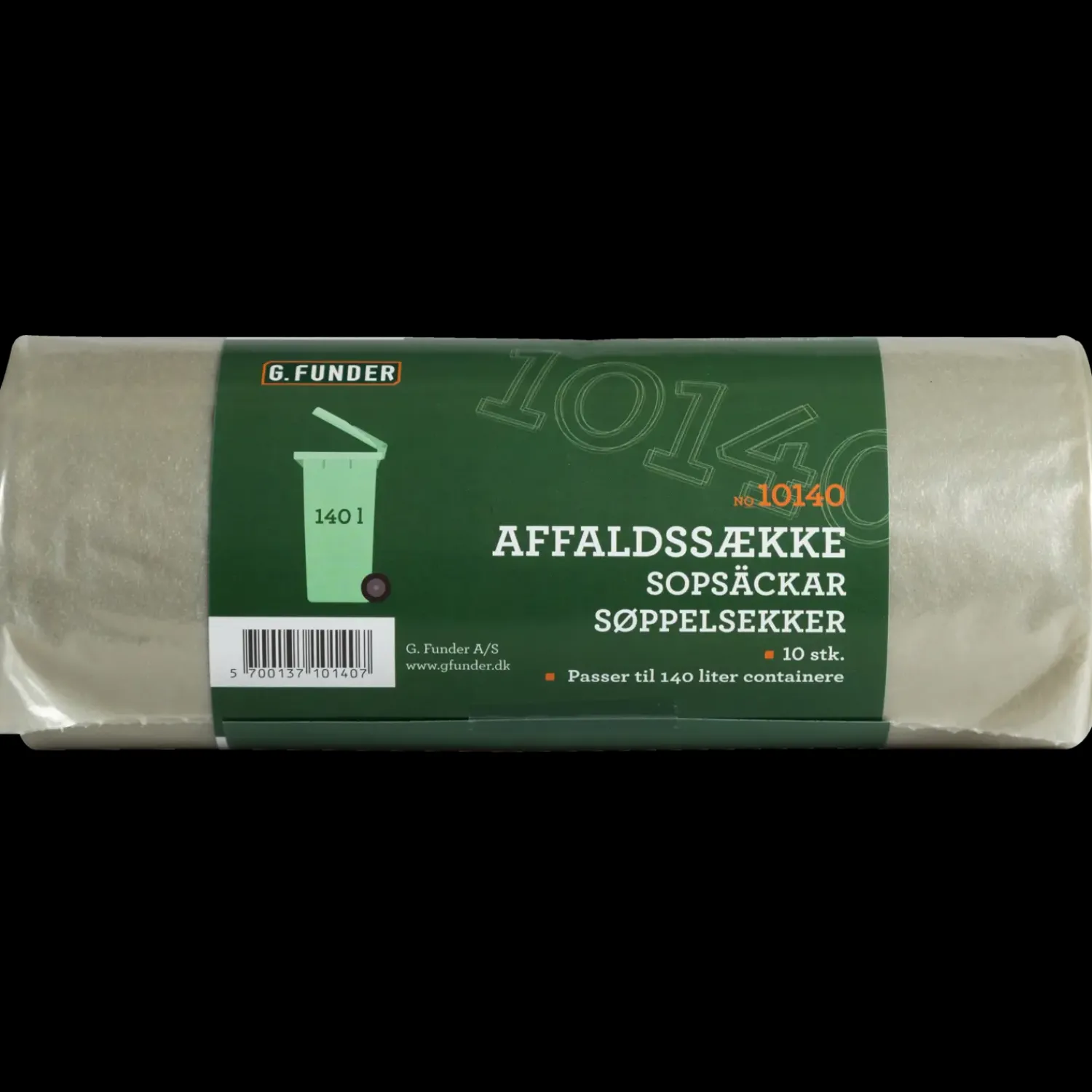 Affaldssortering|Tilbehør Til Kontor Og Værksted^Container affaldssække 140 L standard