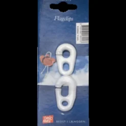 Danomast Flagstænger Og Tilbehør^flagclips 1 aflang og 1 kort