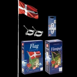 Best Danomast flagstang 8 m inkl. spændebeslag og Dannebrog