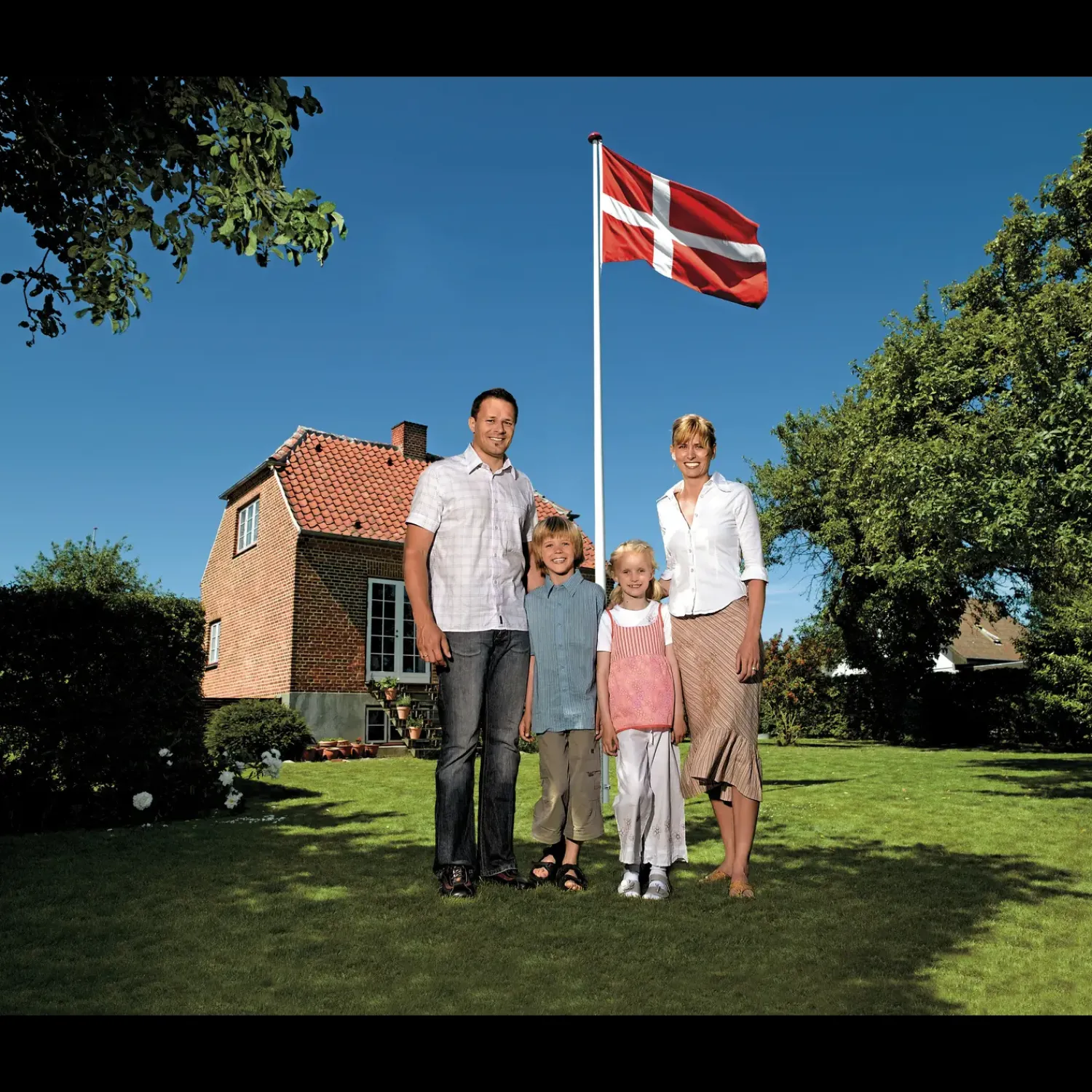 Outlet Danomast flangstang 8 meter med knop, line og lineholder