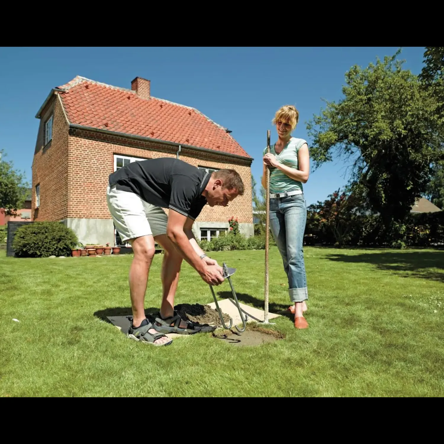 Outlet Danomast flangstang 8 meter med knop, line og lineholder