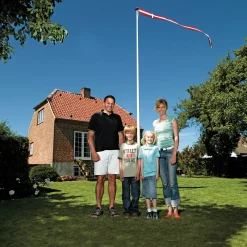 Outlet Danomast flangstang 8 meter med knop, line og lineholder