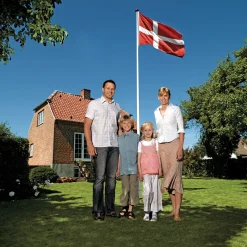 Outlet Danomast flangstang 8 meter med knop, line og lineholder