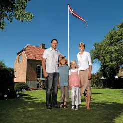 Outlet Danomast flangstang 8 meter med knop, line og lineholder