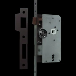 Peder Nielsen Låsekasser, Cylindre Og Dørbeslag^Danzigerlås venstre 180x230 mm brun