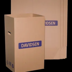 Affaldssortering|Tilbehør Til Kontor Og Værksted^Davidsen affaldsspand i pap 370x282x628 mm