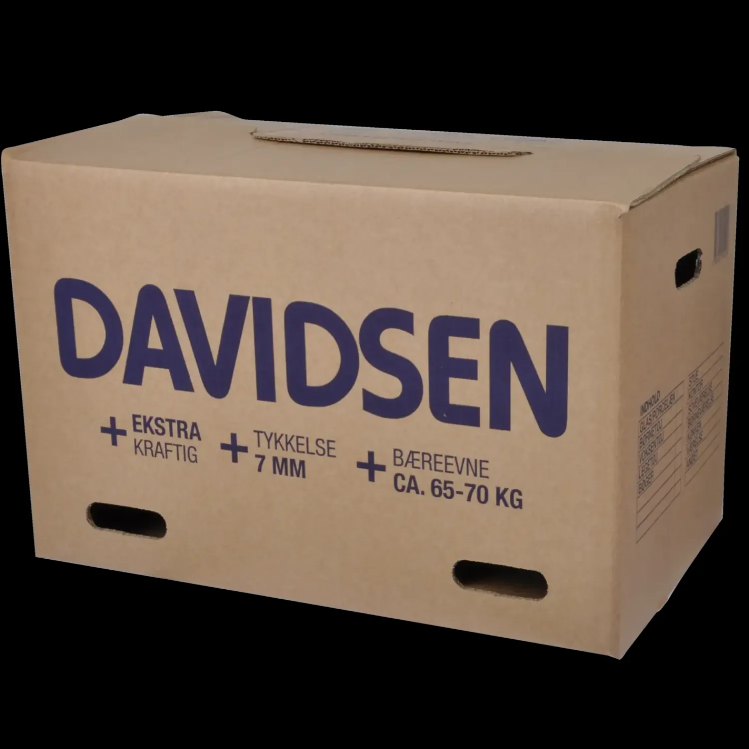 Outlet Davidsen senior flyttekasse 556x380x373 mm