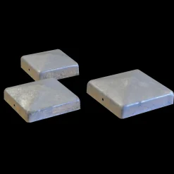 Davidsen Tilbehør Til Hegn^stolpehat galvaniseret 71x71 mm