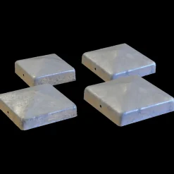 Davidsen Tilbehør Til Hegn^stolpehat galvaniseret 71x71 mm