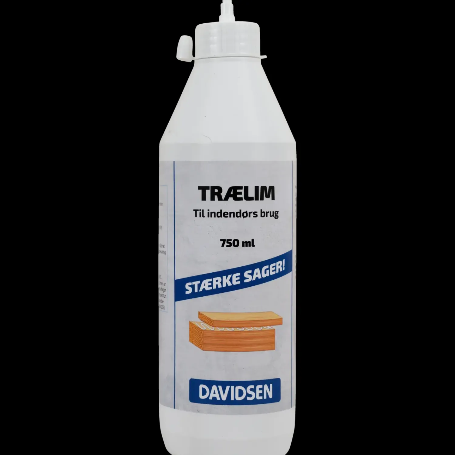 Davidsen Limprodukter^trælim D2 tube til indendørs brug 750 ml