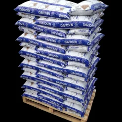 Davidsen Træpiller^træpiller 6 mm 15 kg/pose