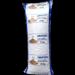 Davidsen Træpiller^træpiller 6 mm 15 kg/pose