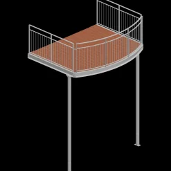 Scandinavian Steelhouse Balkoner Og Baldakiner^Daytona 2 balkon