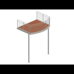 Scandinavian Steelhouse Balkoner Og Baldakiner^Daytona 2 balkon