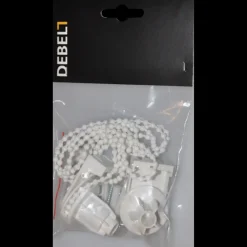 Outlet Debel kitsæt til mørklægningsrullegardin hvid