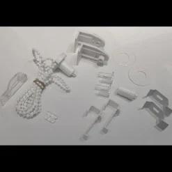 Outlet Debel kitsæt til mørklægningsrullegardin hvid