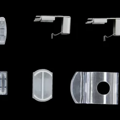 Debel Gardiner|Tilbehør Til Kontor Og Værksted^kitsæt til Touch split plisségardin grå