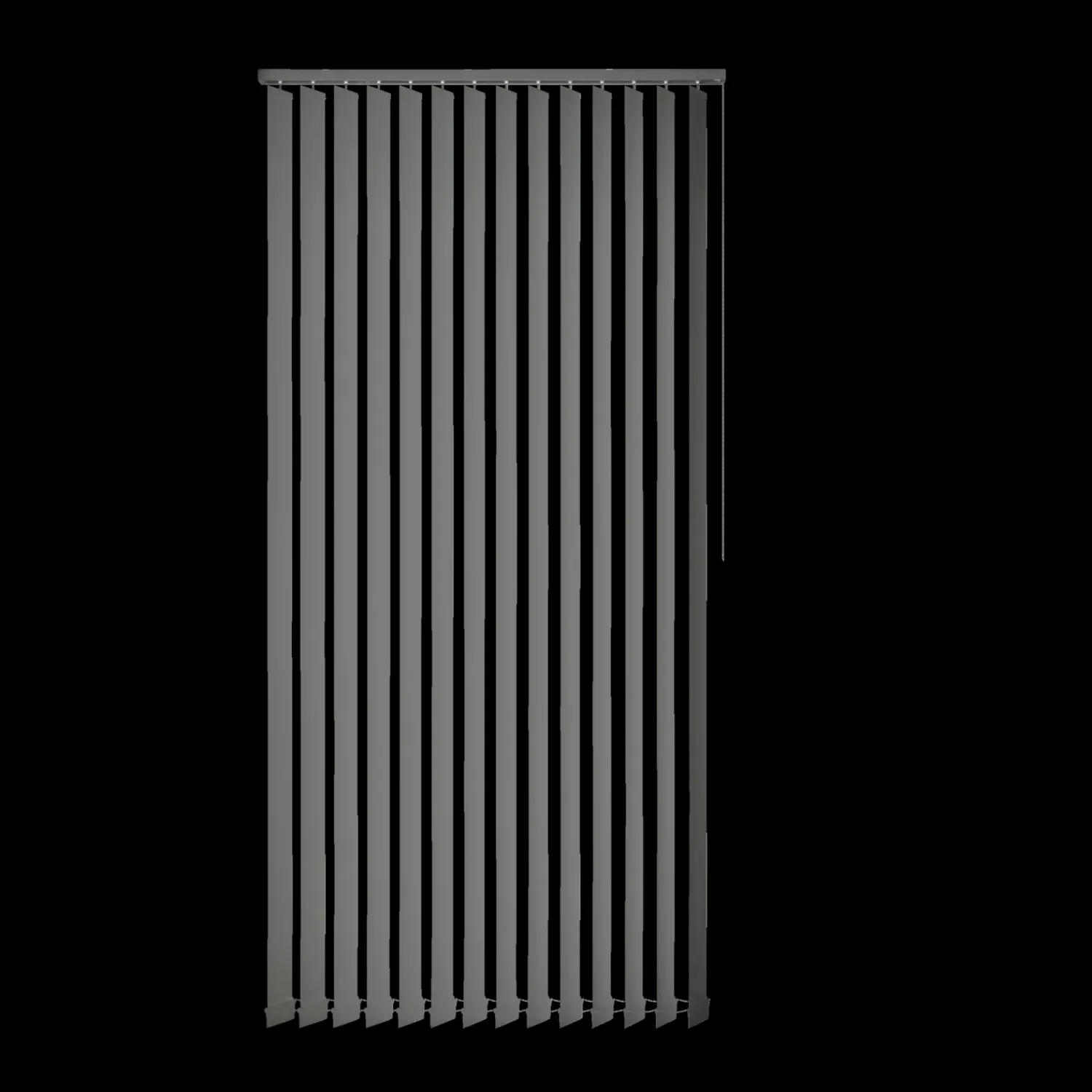 Debel Gardiner|Tilbehør Til Kontor Og Værksted^lamelgardin komplet Line, grå 100x250 cm.