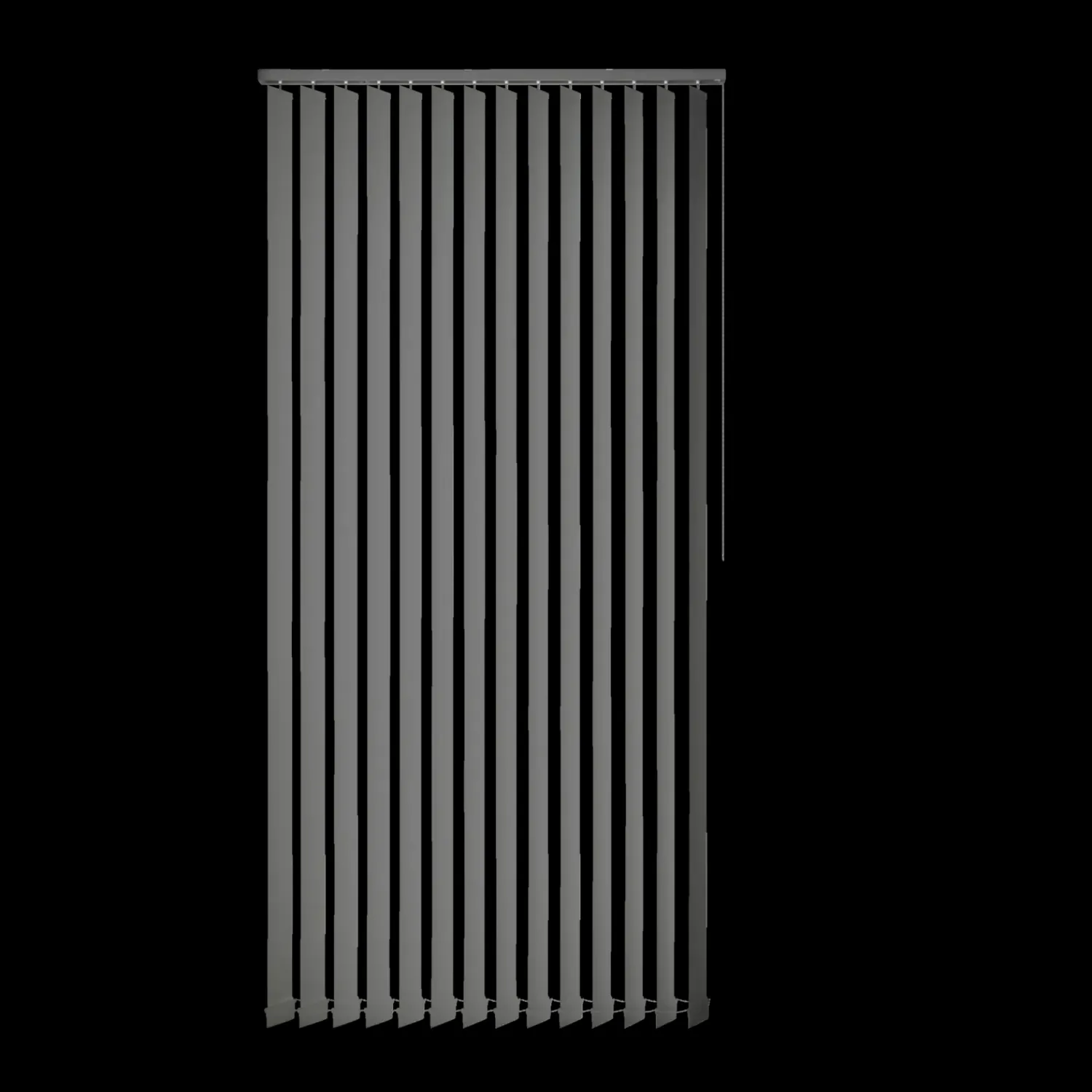 Debel Gardiner|Tilbehør Til Kontor Og Værksted^lamelgardin komplet Line, grå 100x250 cm.