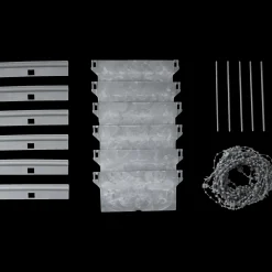 Debel Gardiner|Tilbehør Til Kontor Og Værksted^lamel-kitsæt til lamelgardin grå