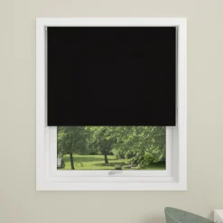 Debel Gardiner|Tilbehør Til Kontor Og Værksted^rullegardin uni sort 80x175 cm