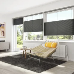 Debel Gardiner|Tilbehør Til Kontor Og Værksted^touch split plissegardin grå 80x160 cm