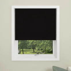 Online Debel uni-bo rullegardin mørklægning sort 120x210 cm