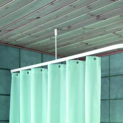 Debel Badeværelsestilbehør^Universal kabinstang hvid